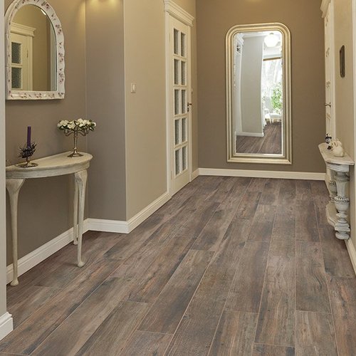 Wood look tile flooring in Milwaukee, WI from Carpets Galore and Flooring