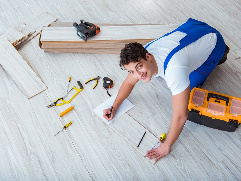 hardwood flooring installation from Carpet Galore and Flooring in Grafton, WI area